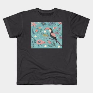 Sweet Bird Pattern Kids T-Shirt